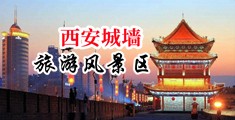 曰美女大骚屄中国陕西-西安城墙旅游风景区